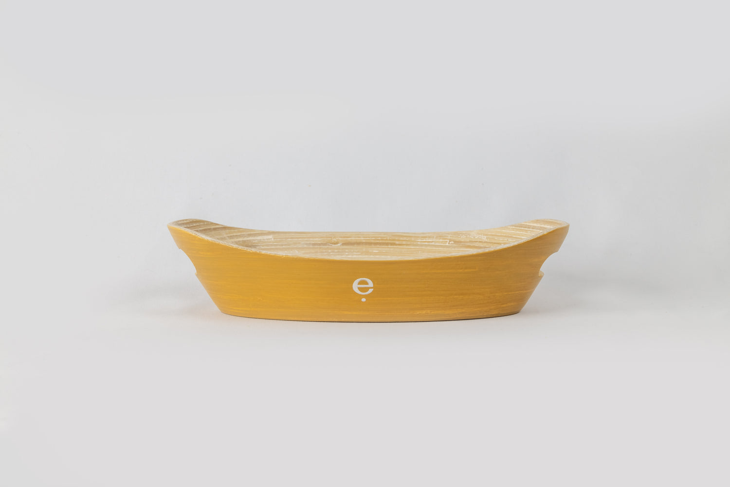 Small dijon natural spun bamboo oval Montessori tray