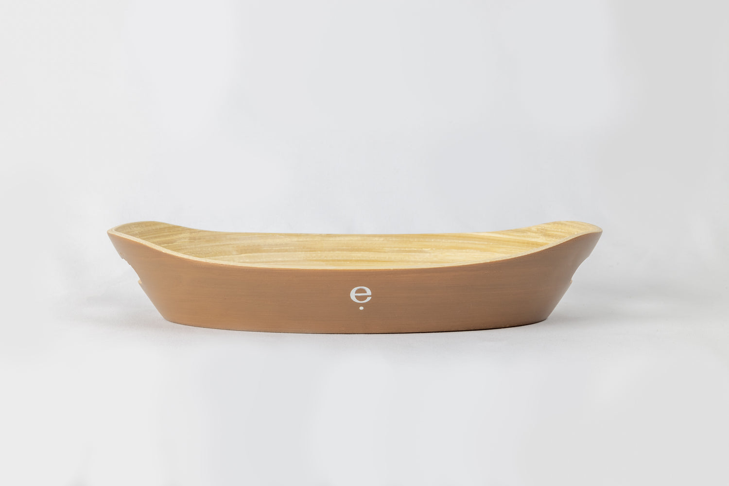Medium cedar natural spun bamboo oval Montessori tray