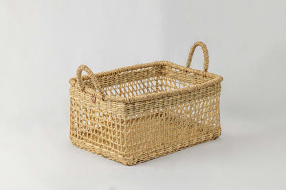 Montessori Rectangle Basket Medium Seagrass - IKEA Kallax