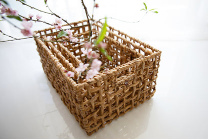 Nesting water hyacinth basket set - Montessori inspired