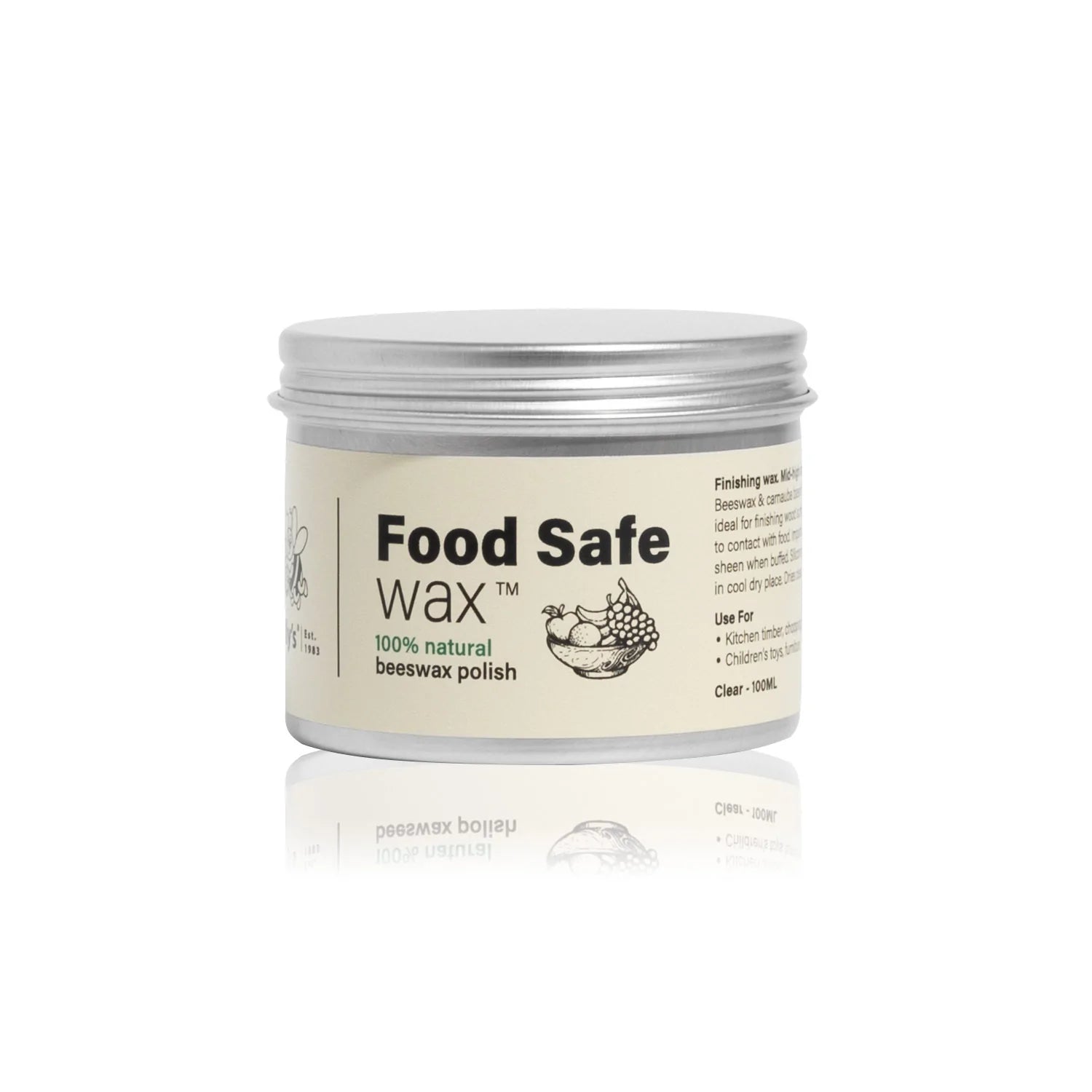 Food safe wax polish