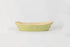 Small green natural spun bamboo oval Montessori tray