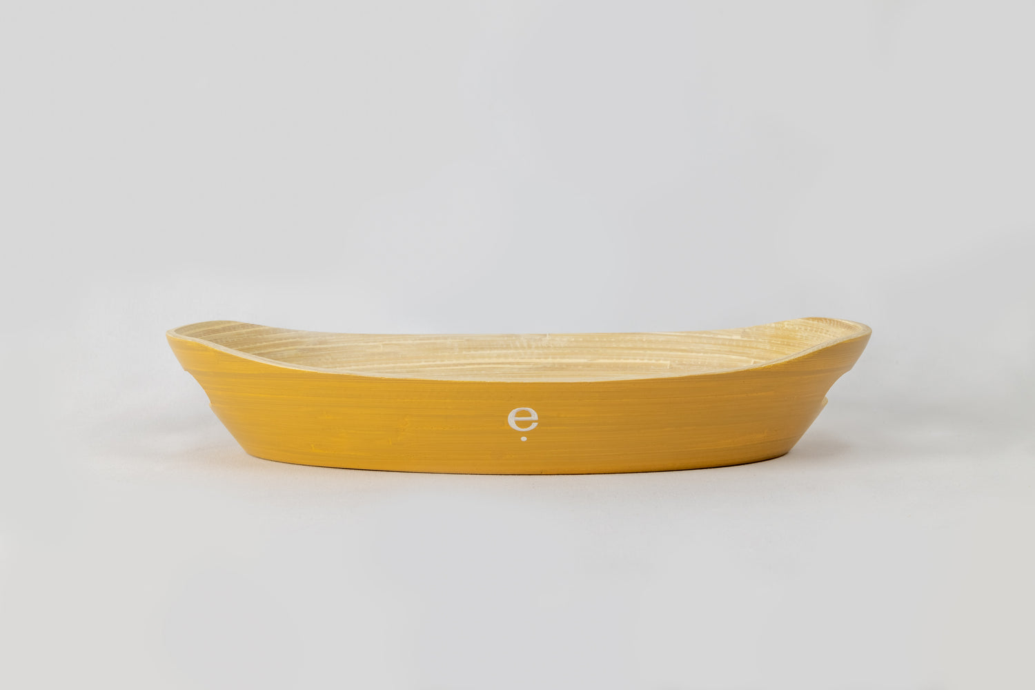 Medium dijon natural spun bamboo oval Montessori tray